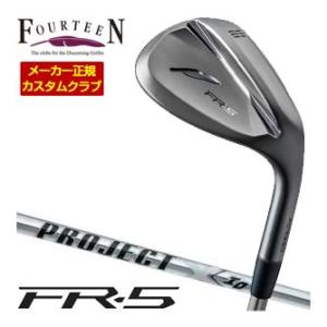 特注カスタムクラブ フォーティーン FR-5 ウエッジ ダイヤモンドブラックサテン仕上げ ライフル ...