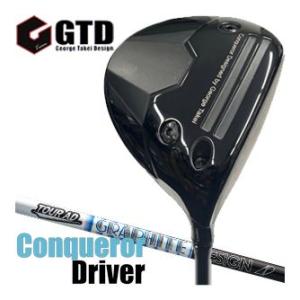 特注カスタムクラブ GTD ジョージ武井デザイン Conqueror コンクワーラー ドライバー グ...
