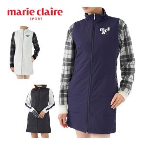Marie Claire（マリ クレール） レディース 半袖キルトベスト ゴルフ