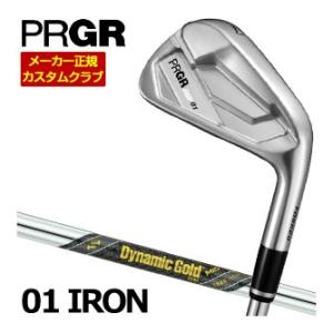 特注カスタムクラブ プロギア 01 アイアン ダイナミックゴールド MID ツアーイシュー シャフト...