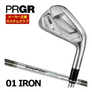 特注カスタムクラブ プロギア 01 アイアン Steel Fiber i シャフト 単品[＃4、＃5...