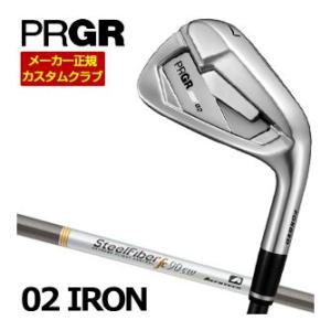 特注カスタムクラブ プロギア 02 アイアン Steel Fiber fc シャフト 単品[＃4、＃...