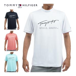 トミーヒルフィガー 2022年春夏モデル メンズ ハイネック 半袖シャツ