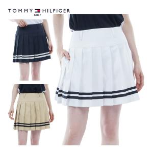 トミーヒルフィガー ゴルフ ウェア レディース フレアプリーツ スカート THLA404 2024年春夏モデル XL-LL TOMMY HILFIGER GOLF（トミー ヒルフィガー ゴルフ） トミー