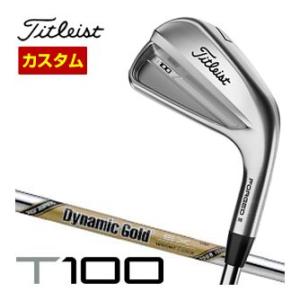 特注カスタムクラブ タイトリスト T100 アイアン ダイナミックゴールド ツアーイシュー EX シャフト 6本セット[＃5-P]｜greenfil