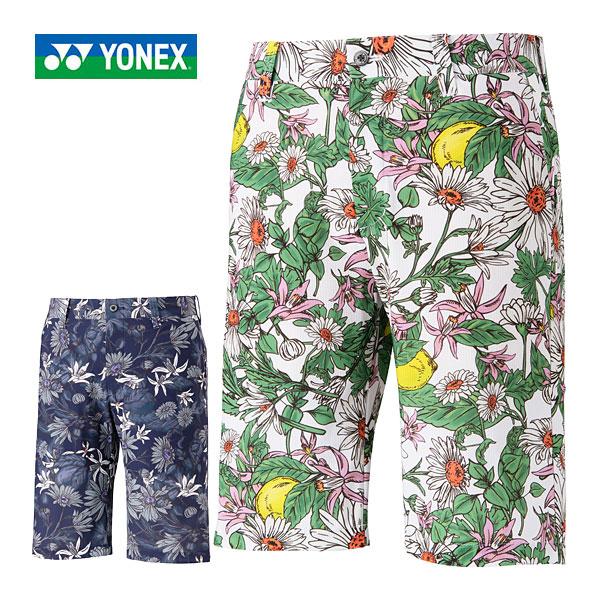 ヨネックス ウェア メンズ ゴルフ エアリリース デイジー総柄プリント メッシュ ショートパンツ G...