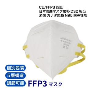 FFP3マスク 10枚 オーバーヘッドタイプ N95 医療用 個別梱包 花粉 ウイルス対策 maskの商品画像