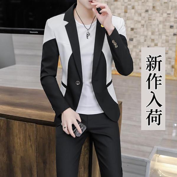スーツ メンズ 上下セット カジュアルスーツ 30代 40代 50代 おしゃれ 秋冬春 ドレススーツ...