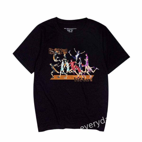 ハイキュー!! Tシャツ エースの心得 ブラックホワイト Tシャツメンズ レディース 夏服 半袖 ト...