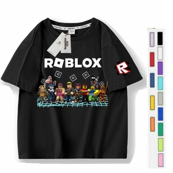 ROBLOX ロブロックス 子供服 半袖Tシャツ 通気性 肌着 柔らかい 100%綿 丸首 男の子 ...
