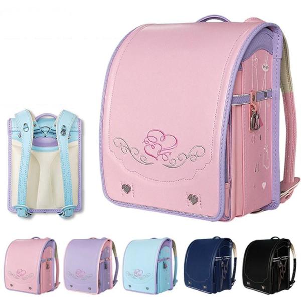 ランドセル 男の子 女の子 A4フラットファイル対応 自動ロック 低反発クッション 大容量 軽量 丈...