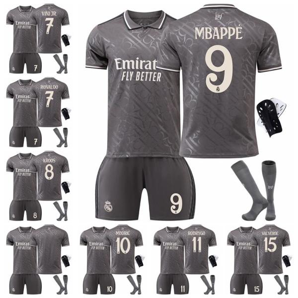 2425 サッカーウェア レアルマドリード 10番モドリッチ/5番ベリンハム/9番ムバッペ　アウェイ...