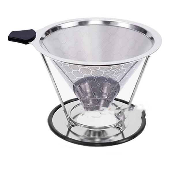 コーヒードリッパー ステンレス ペーパーレス コーヒーフィルター おしゃれ ペーパーフィルター不要