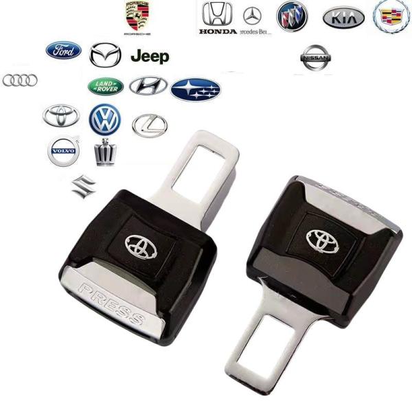 2個セット　安全シートベルトバックル　アジャスタブルバックルベルトロック　エクステンダー 自動車 ト...