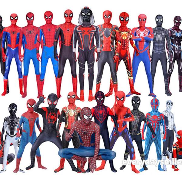ハロウィンスパイダーマン Spider-Man 衣装 子供誕生日プレゼント 男の子 大人 プリンセス...