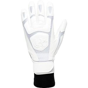 worldpegasus (ワールドペガサス) バッティング手袋 合成皮革 [両手] WEBG830 ホワイト Lの商品画像