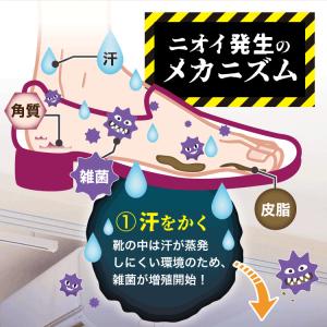 靴の臭い 足の臭い 対策 消臭 スプレー 爽貝...の詳細画像3