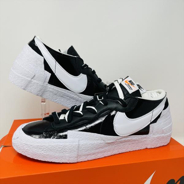 ナイキ ブレーザー ロー サカイ ブラック パンテント レザー NIKE BLAZER LOW x ...