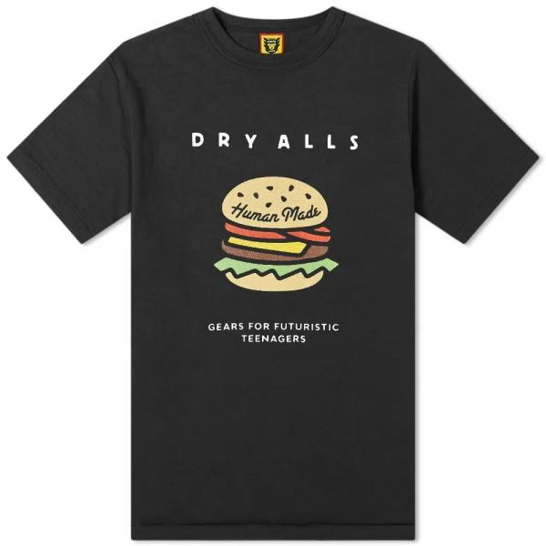 HUMAN MADE Burger Tee ヒューマン メイド ハンバーガー Tシャツ 黒