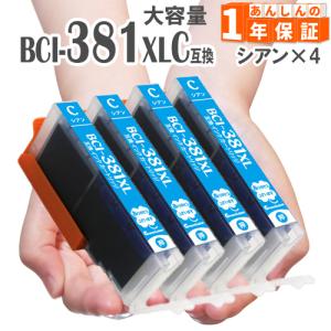 2セット キヤノン 互換インク BCI-380XL+381XL/5MP greenlabel_bci-381-380-5mp