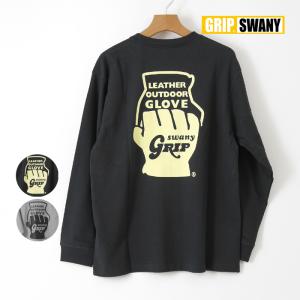 グリップスワニー　GRIPSWANY　長袖Tシャツ　グローブロゴロングスリーブティーシャツ（メンズ）　GLOVE LOGO LONG SLEEVETEE　キャンプ　ロンT　長T　GSC-76