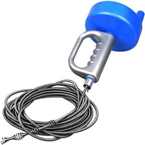 回転式5m パイプ クリーナー ワイヤー 詰まり取り お風呂