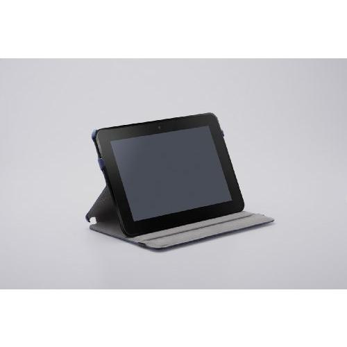 iBUFFALO Kindle Fire HD8.9専用 レザーケース　BSTPKDF8L (ネイビ...