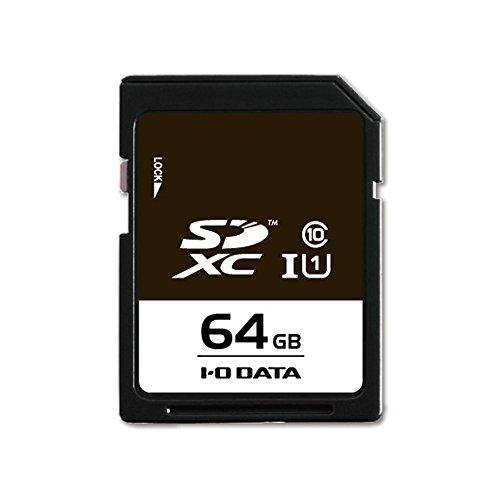 アイ・オー・データ SDXCカード 64GB UHS-I(スピードクラス1)/Class10対応 耐...