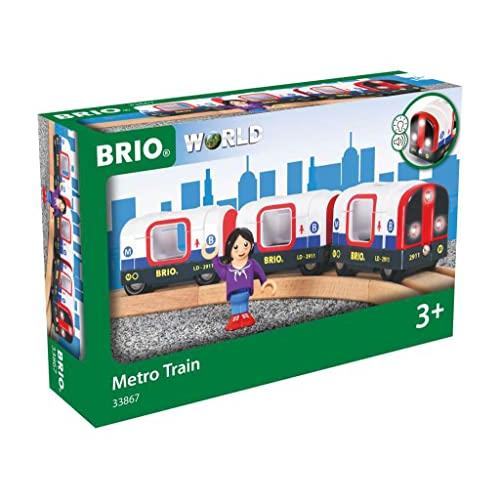 BRIO ライト＆サウンド付メトロ列車 33867