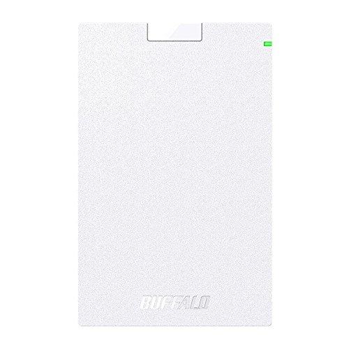 BUFFALO USB3.1(Gen.1)対応 ポータブルHDD スタンダードモデル ホワイト 2T...
