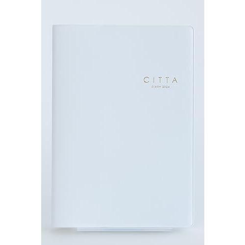 CITTA手帳2024(2023年10月始まり)ピュアホワイト【A5サイズ】