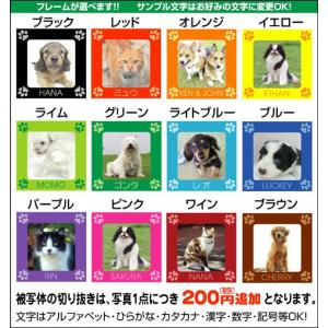 オリジナルクッション 写真 名入れ 愛犬 ペッ...の詳細画像3