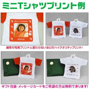 オリジナル ミニTシャツ クリスマス 写真プリ...の詳細画像2