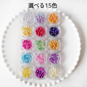 封入 穴なしパール サイズミックス 2mm 3...の詳細画像1