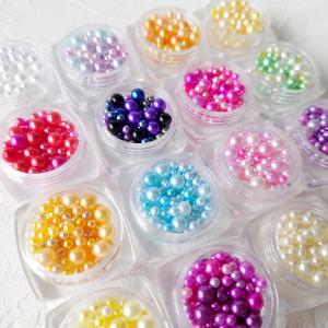 封入 穴なしパール サイズミックス 2mm 3...の詳細画像2