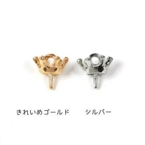 基本金具 王冠 ヒートンキャップ 5〜10個 ...の詳細画像1