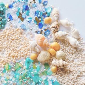 封入 12種類の海パーツ&海素材 レジン封入 ...の詳細画像3