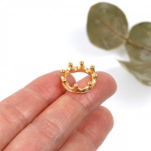 チャーム ミルククラウン大 ゴールド リング ...の詳細画像5