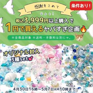 商品計税込3999円以上で1円で買える！ 封入 封入の神の新作！バラエティ封入3種セット レジン 封入素材 封入パーツ デコ シェイカー GreenOceanオリジナル♪