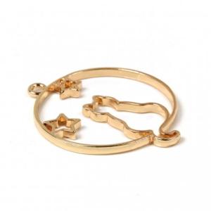 空枠 ねこと星 きれいめゴールド スター ほし...の詳細画像4