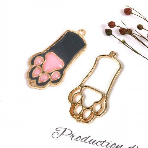 空枠 ぷにぷににくきゅう きれいめゴールド 猫 ねこ ニャンコ 犬 いぬ 手 肉球 動物 レジン枠 ...