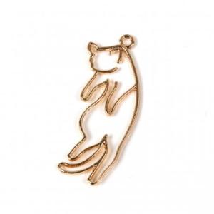 空枠 つままれネコ きれいめゴールド 猫 ねこ...の詳細画像1