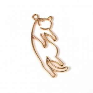 空枠 つままれネコ きれいめゴールド 猫 ねこ...の詳細画像2