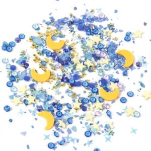 レジン 封入 レジン封入素材 ラメホロ 月 星...の詳細画像3