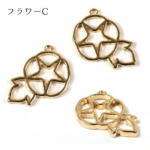 空枠 レジン枠 フレーム チャーム 花 はな ...の詳細画像4