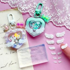 シリコン型・モールド ミニミニサイズ 羽根 シリコンモールド