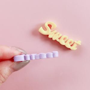 デコパーツ 英文字パーツ 5色セット swee...の詳細画像3