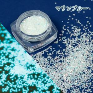 封入 蓄光ホログラム ブルー系 レジン封入 ネ...の詳細画像3