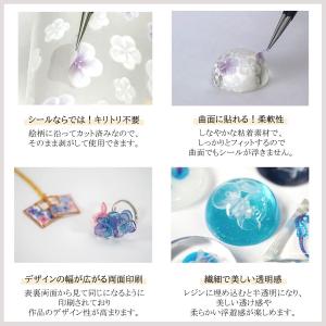 シール レジンクラブ レジン封入シール 両面タ...の詳細画像2