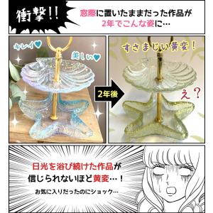 超透明大容量UV-LEDレジン液 レジン液 7...の詳細画像3